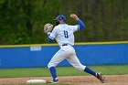 Baseball vs CGA  Wheaton College Baseball vs Coast Guard Academy during game one of the NEWMAC semi-finals playoffs. - (Photo by Keith Nordstrom) : Wheaton, baseball, NEWMAC